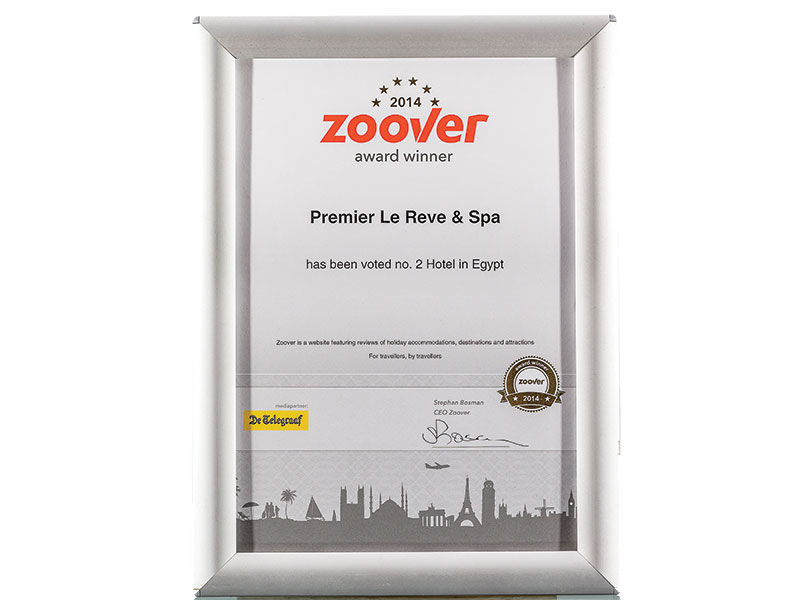 Zoover Silver Award 2014