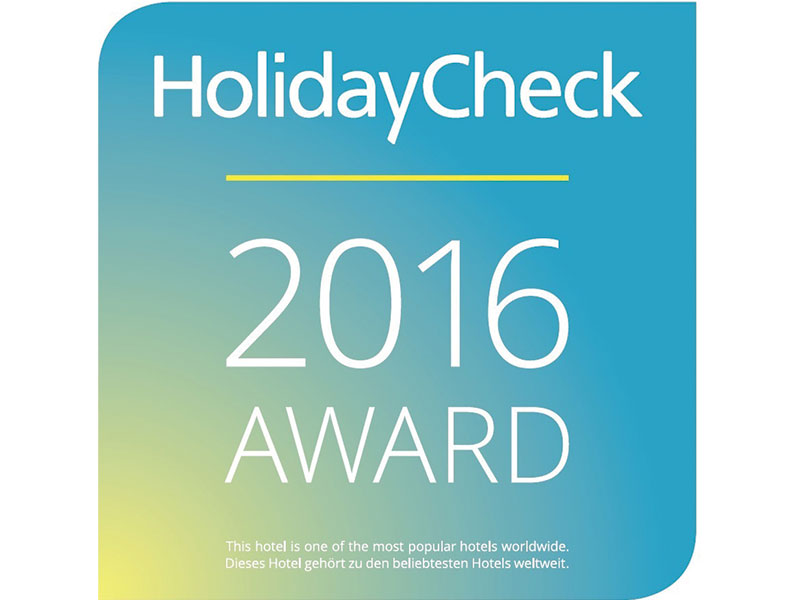 Holidaycheck Award 2016